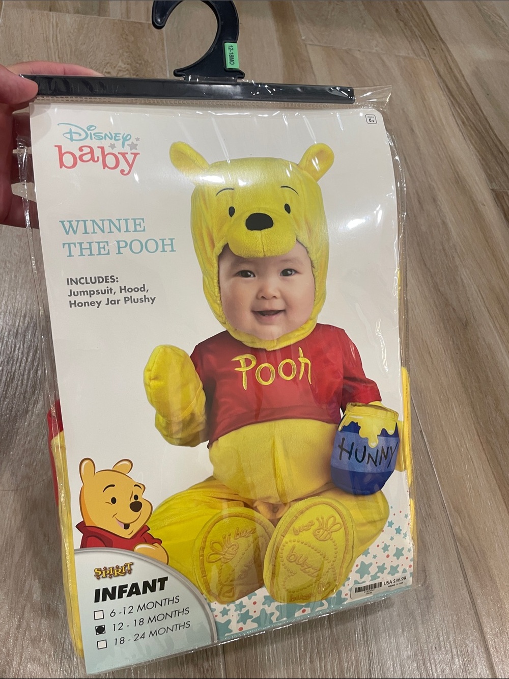 Disney Baby Winnie the Pooh Infant Costume - Yellow & Red